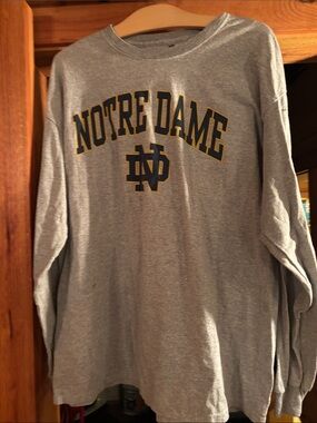 Men’s Fanatics Notre Dame Long Sleeve T